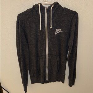 Nike Grey Zip-Up Sweater